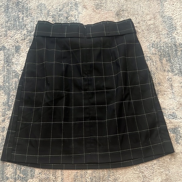 H&M Window Pane Paper Bag Skirt w/pockets - Picture 2 of 5